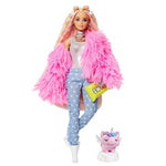 Barbie Extra 3 Fluffy Pink Jac - Grn28 - Mattel