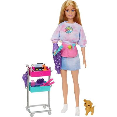 Barbie Family Conjunto Malibu Cabeleireira  Hnk95 - Mattel