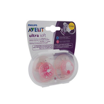 Chupeta Ultra Soft Decorada Rosa 0-6 Meses / SCF223/20 - AVENT - playnjoy.shop
