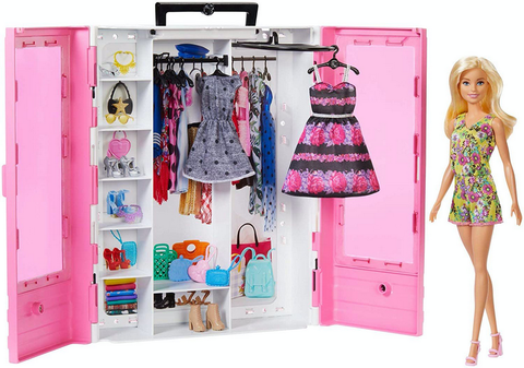 Barbie Closet de Luxo Com Boneca - GBK12 - MATTEL - playnjoy.shop