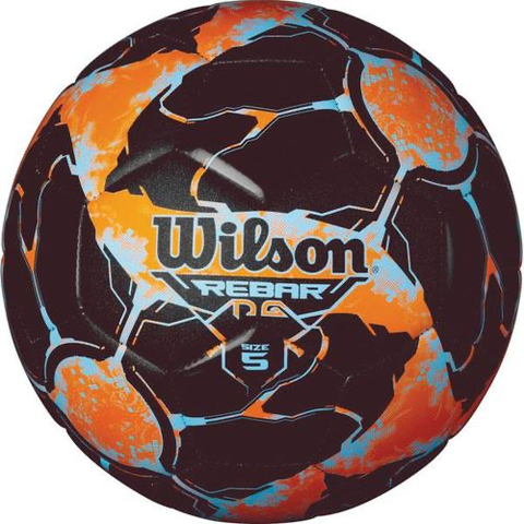 Bola de Futebol de Campo Rebar NG N.5 Laranja/preto  - WILSON - playnjoy.shop
