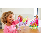 Barbie Fantasia Princesa Com Carruagem - Gjk53 - Mattel
