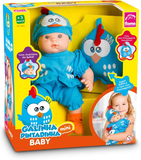 Boneca Galinha Pintadinha Mini Baby - ROMA - playnjoy.shop