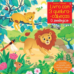O Zoologico: Livro com 3 quebra-cabeças - Usborne - playnjoy.shop