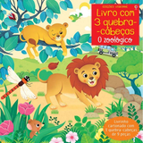 O Zoologico: Livro com 3 quebra-cabeças - Usborne - playnjoy.shop