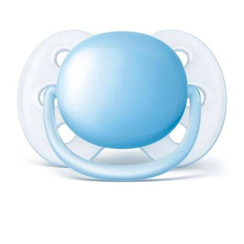 Chupeta Ultra Soft Azul 0-6 Meses / SCF412/10 - AVENT - playnjoy.shop