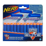 Nerf Refil Dardo Sucção Com 12 unidades / A5334 - playnjoy.shop