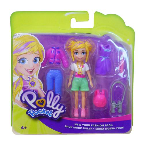 Polly Pocket Conjunto Fashion GDM01 Mattel Boneca Mini Acessórios