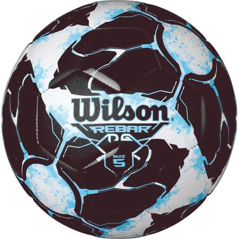 Bola de Futebol de Campo Rebar NG N.5 azul e preto - WILSON - playnjoy.shop