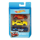 Hot Wheels-pacote 3 Carros Sortido - K5904 - Mattel - playnjoy.shop